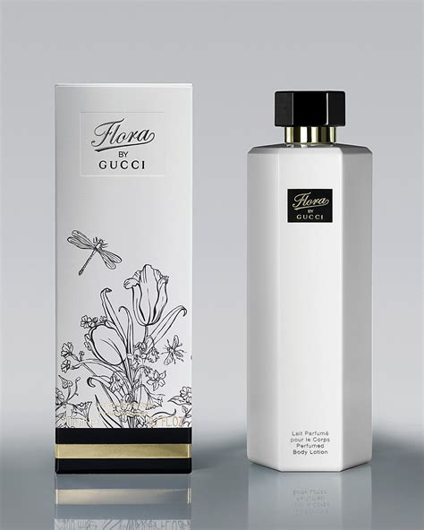 gucci flora body lotion.